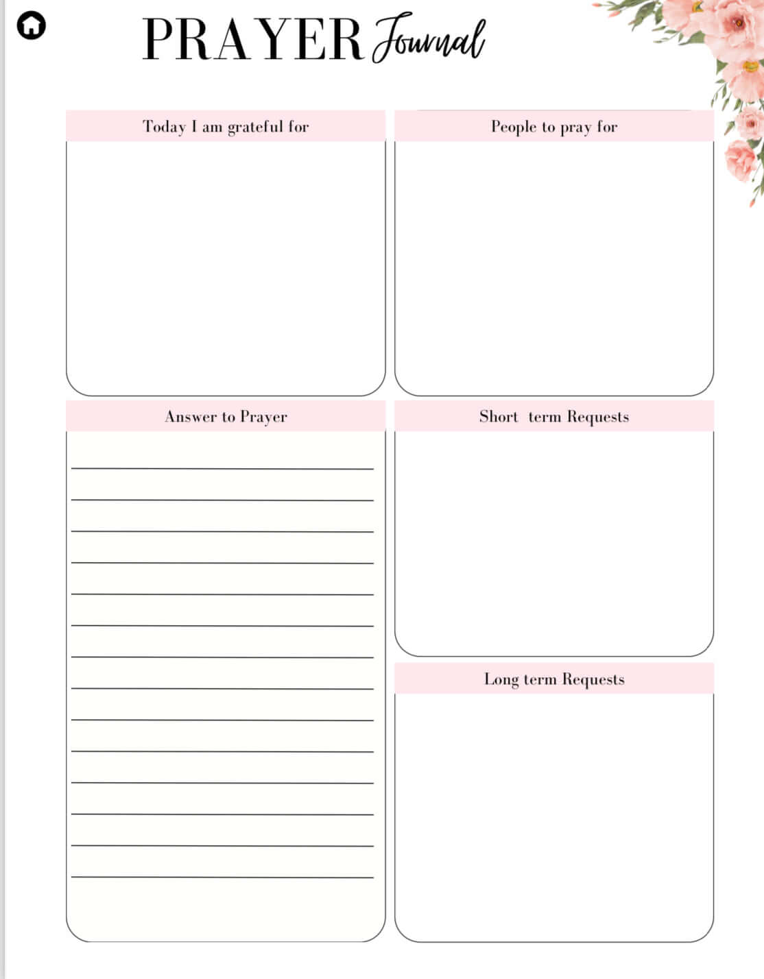Prayer Journal!