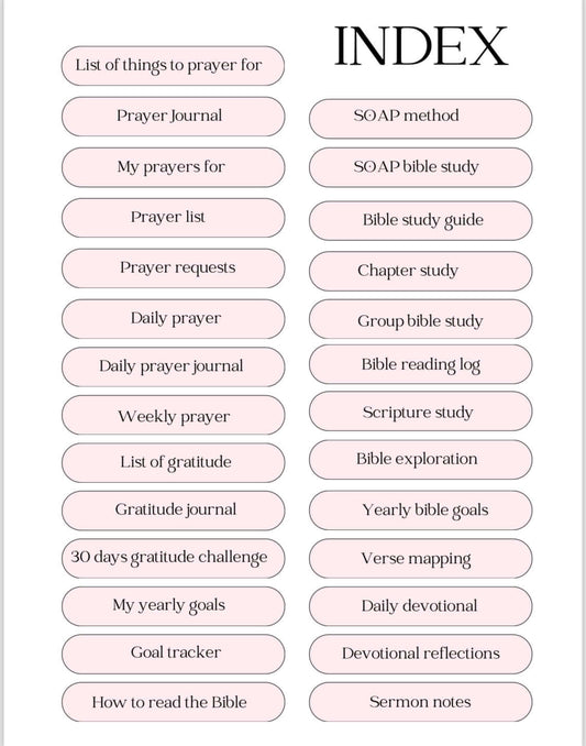Prayer Journal!