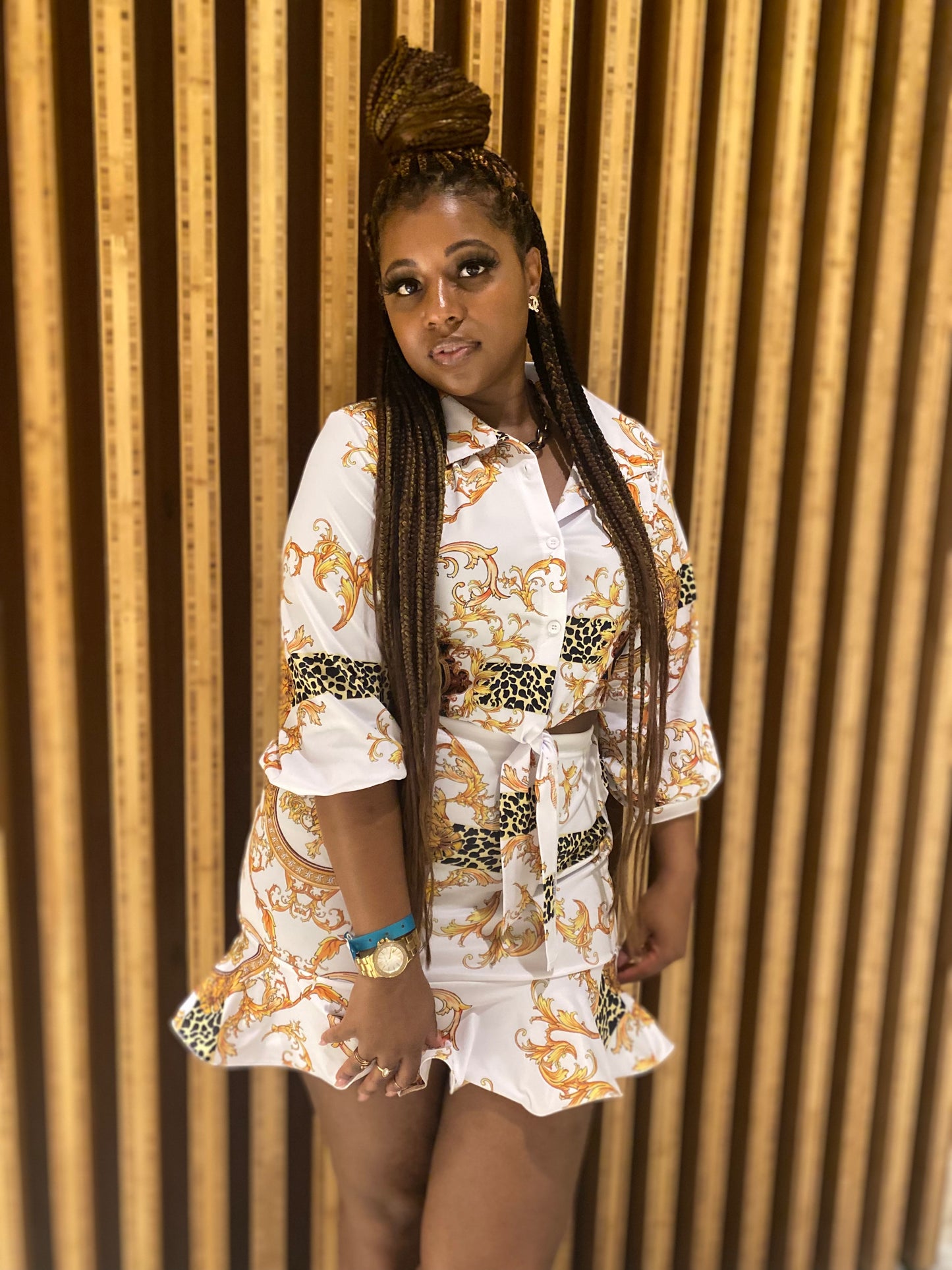 “Finesse” 2pc Skirt Set